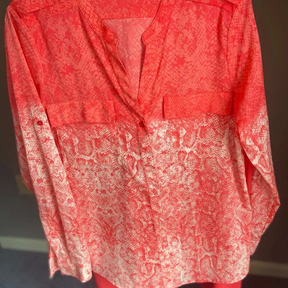 Two piece pants set (Orange) - Picture 12 of 13